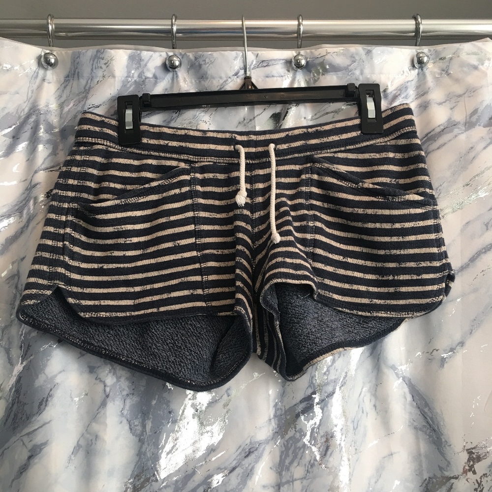 Dark Blue and White Shorts❤️